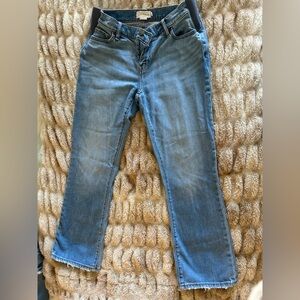 Hatch Women's Maternity Jeans Cropped